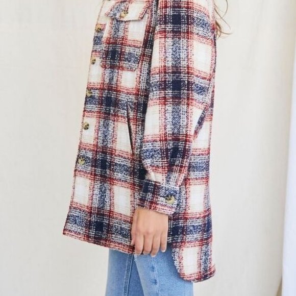 Forever 21 Plaid jacket, shacket - Picture 2 of 9